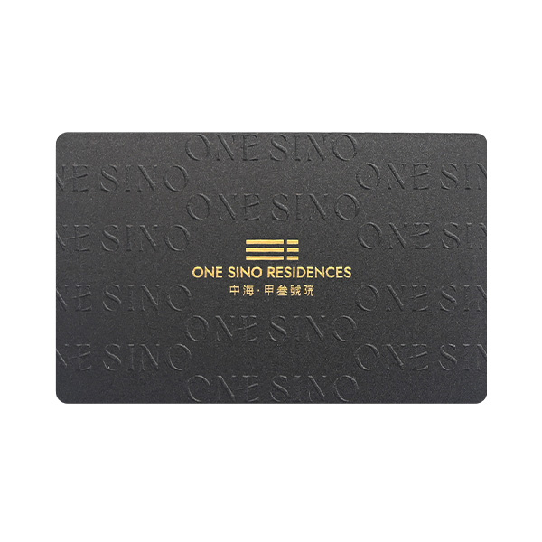 NFC拉丝金拉丝银浮雕工艺智能卡定制3