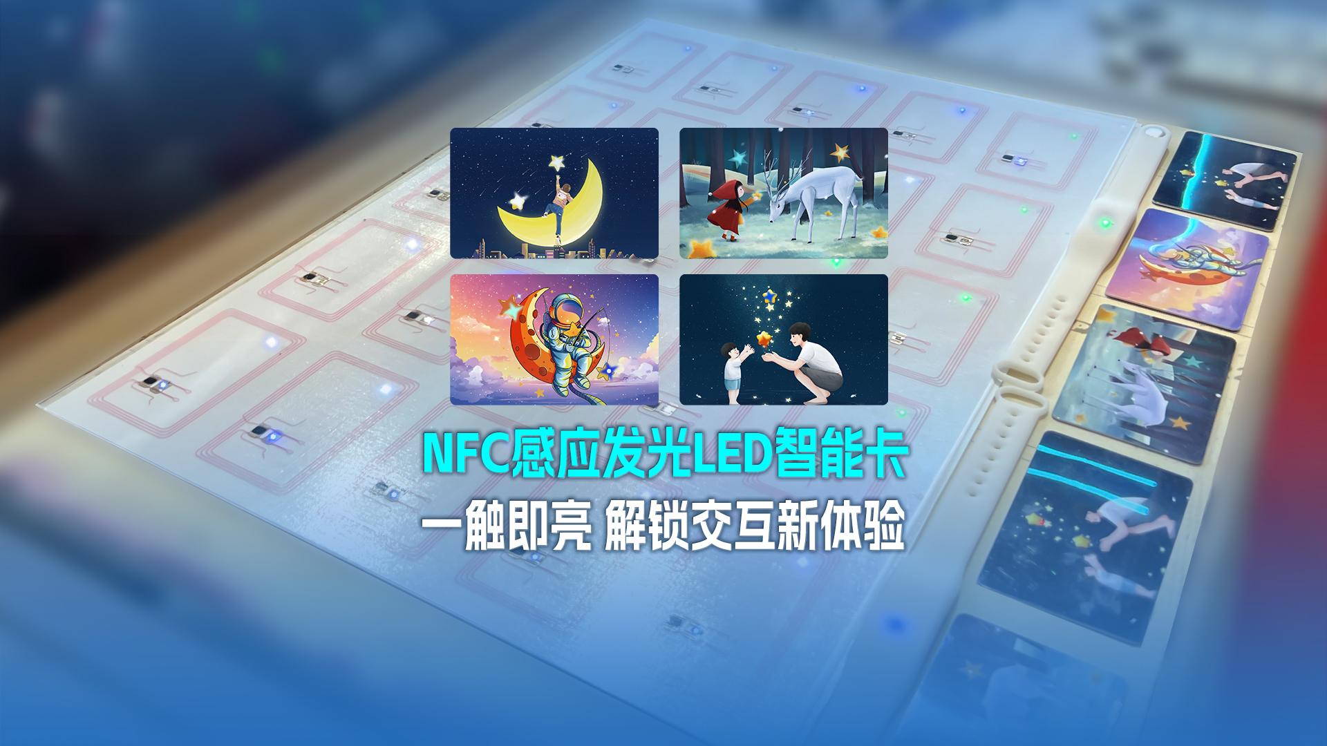 告别普通！卡立方集团感应LED发光智能卡硅胶手环腕带产品，点亮你的每一次交互?