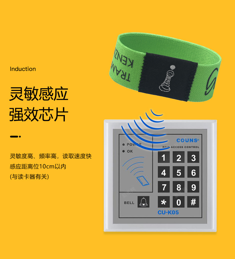 入场身份识别松紧腕带5